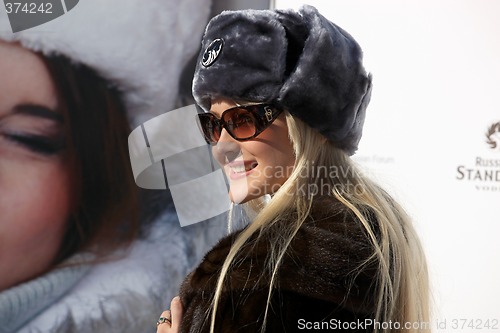 Image of Miss Russia finalists 2008 in St. Moritz