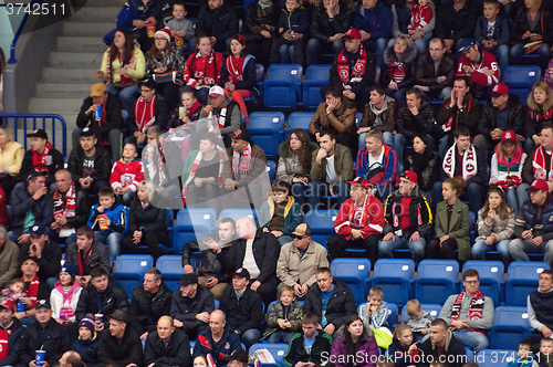 Image of Fans on tribune