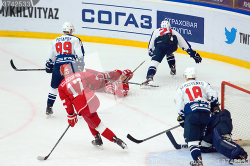 Image of A. Korolyov fall down