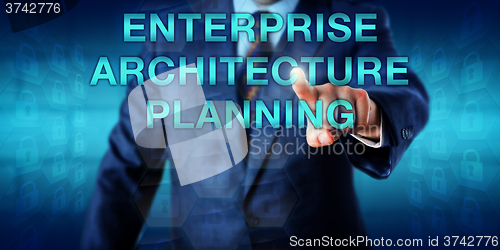 Image of Manager Touching ENTERPRISE ARCHITECTURE PLANNING