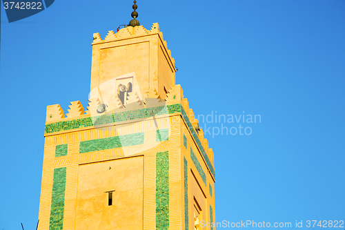 Image of history in maroc africa  minaret religion       sky