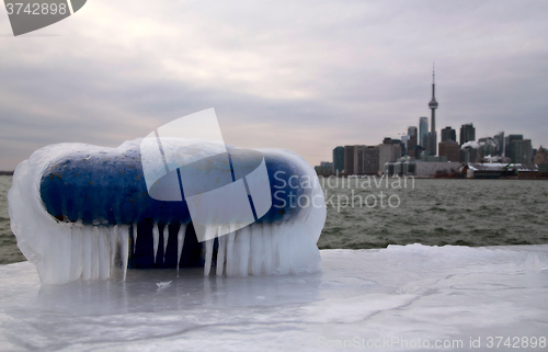 Image of Toronto Polson Pier Winter