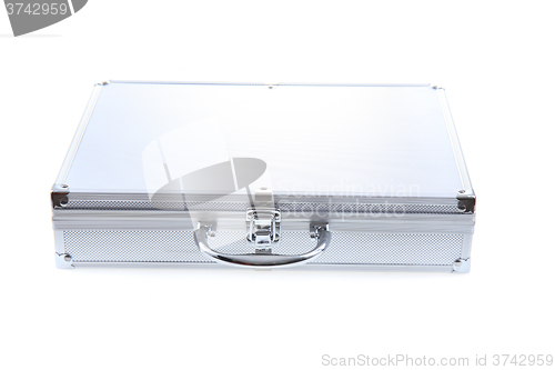 Image of new aluminum suitcase