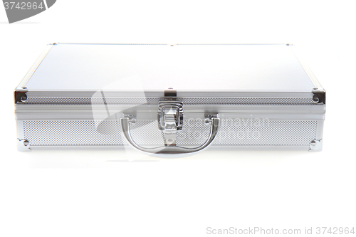 Image of new aluminum suitcase