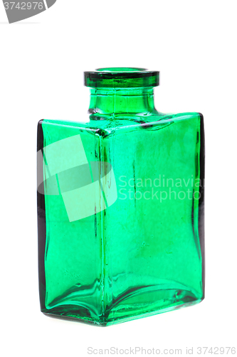 Image of green glass bottle