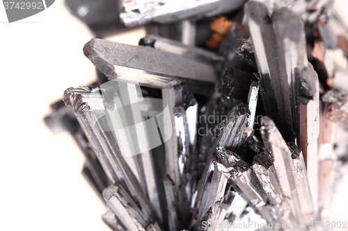 Image of metal stibnite mineral