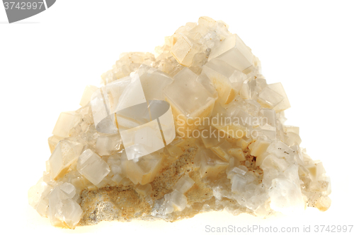 Image of white calcite mineral