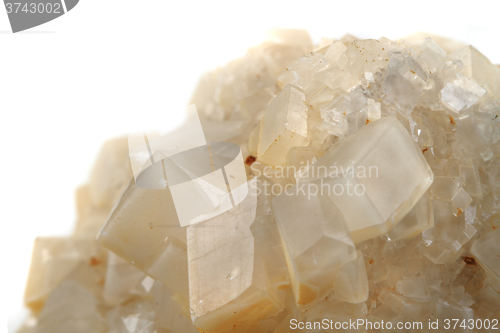 Image of white calcite mineral