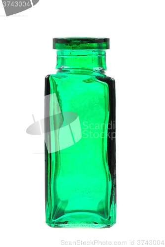 Image of green glass bottle