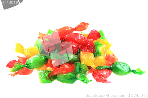 Image of color bonbon isolated