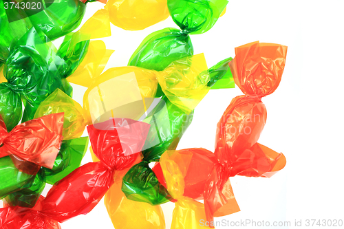 Image of color bonbon isolated