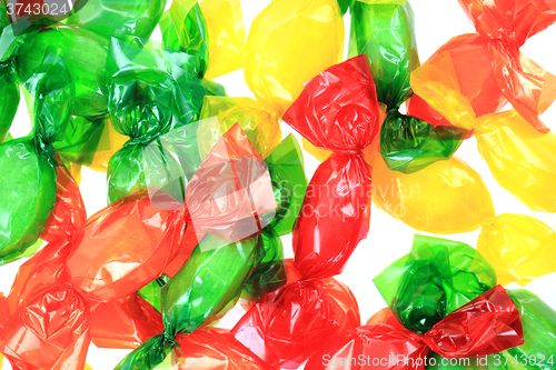 Image of color bonbon isolated