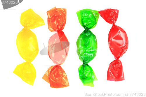 Image of color bonbon isolated