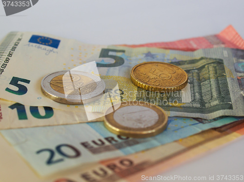 Image of Euro coins and notes