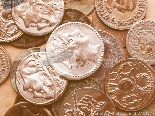 Image of  Roman coins vintage