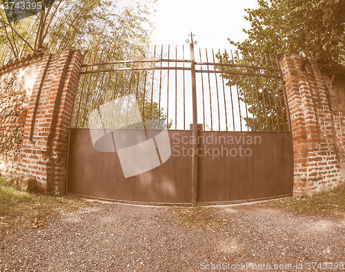 Image of  Old gate vintage