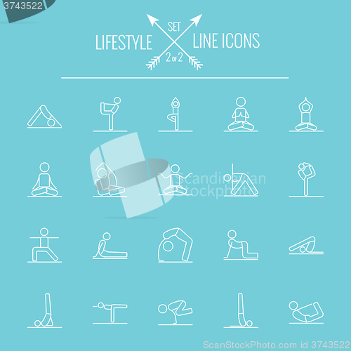 Image of Lifestyle icon set.