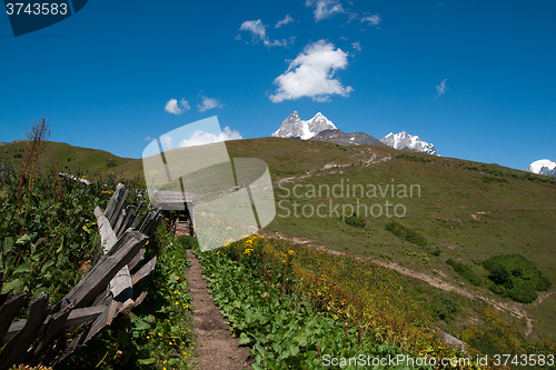 Image of Hiking in mountain