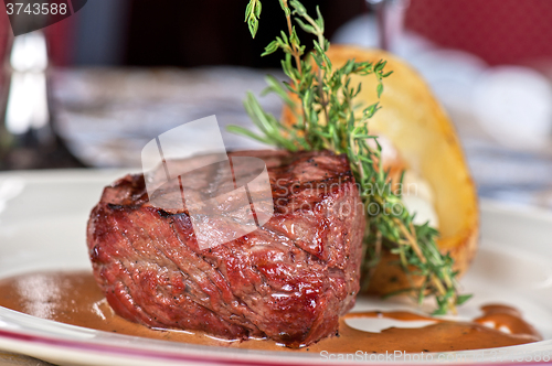 Image of grilled beef steak