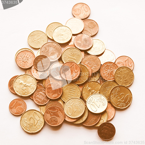 Image of  Euro coins vintage