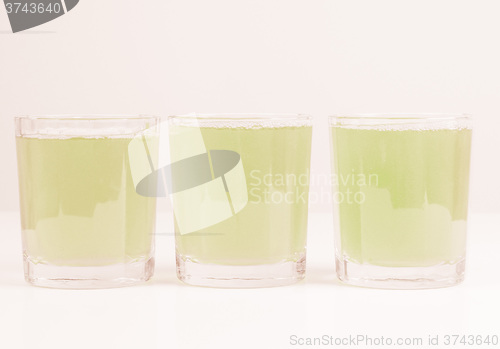 Image of  Green apple juice vintage