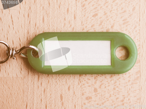 Image of  Green keyring vintage