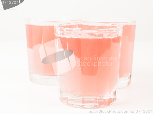 Image of  Pink grapefruit saft vintage