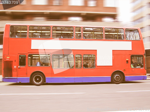 Image of  Double decker London bus vintage