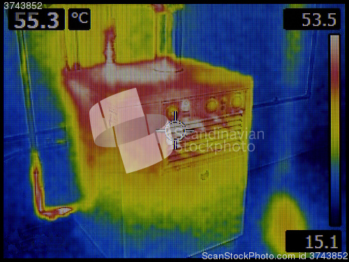 Image of Heat Dissipation Thermal Image