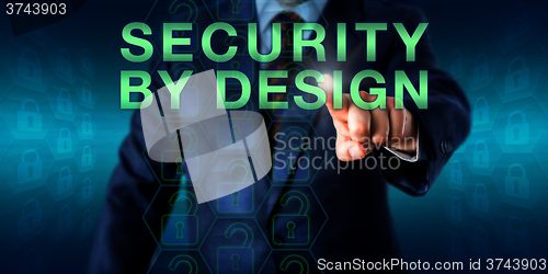 Image of Manager Pressing SECURITY BY DESIGN