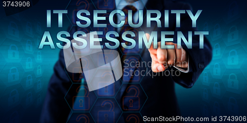 Image of Manager Pressing IT SECURITY ASSESSMENT