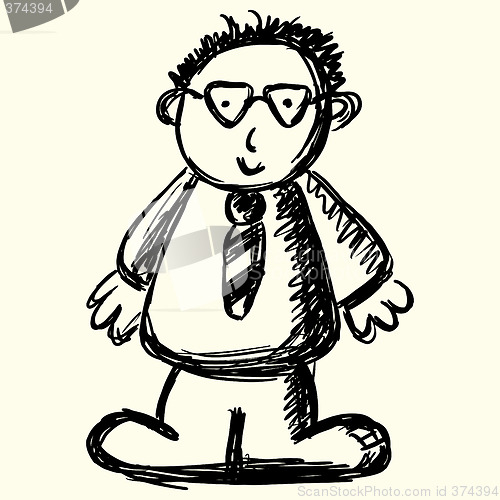 Image of Cartoon Business man