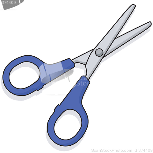 Image of Blue scissors