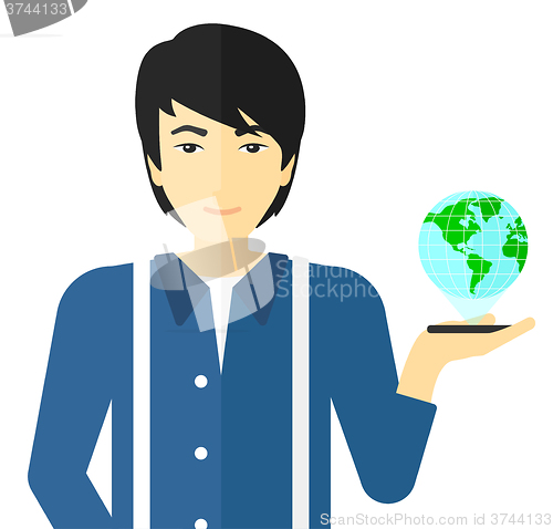 Image of International technology communication.