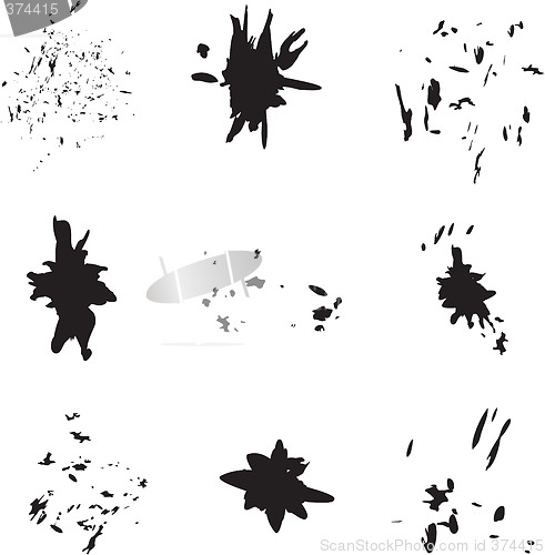 Image of splatter marks