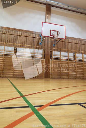 Image of Retro indoor gymnasium