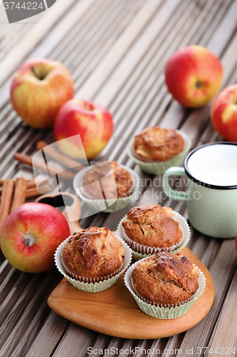 Image of apple muffins