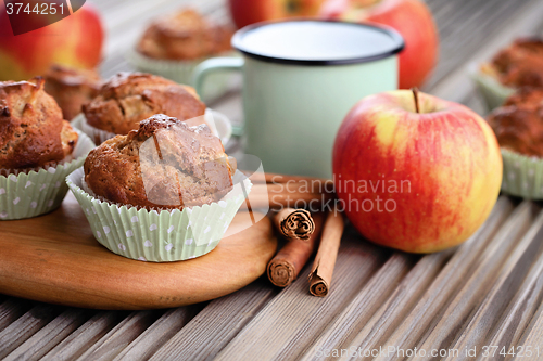 Image of apple muffins