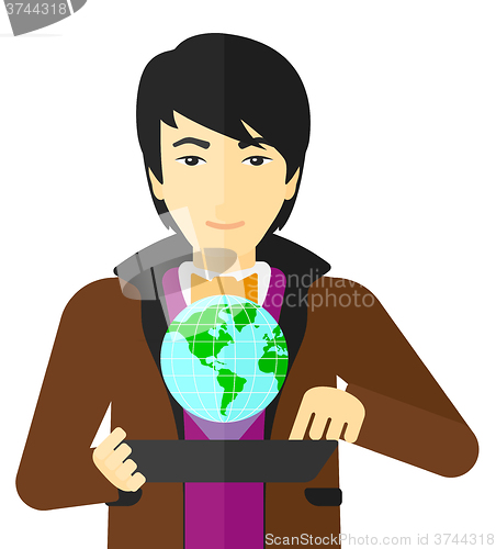 Image of International technology communication.
