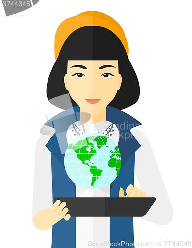 Image of International technology communication.