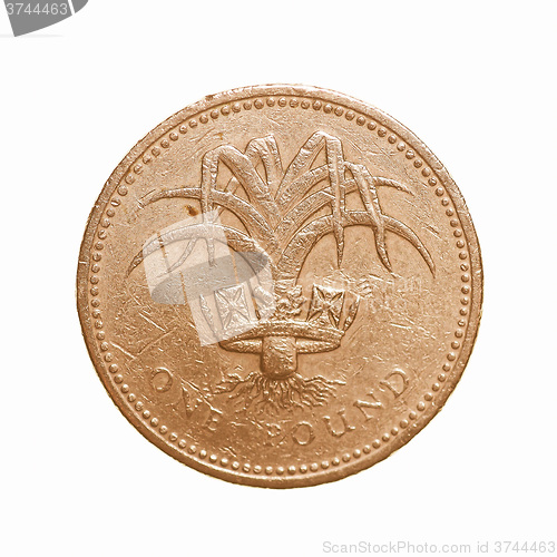 Image of  One Pound coin vintage
