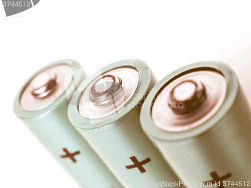 Image of  Batteries cells vintage