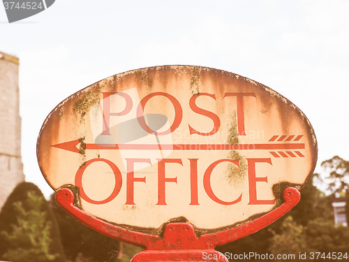 Image of  Post office sign vintage