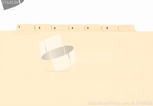 Image of  File folder vintage