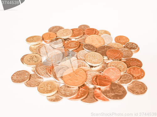 Image of  Pound coins vintage