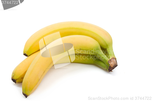 Image of fresh juicy banana isolated on white