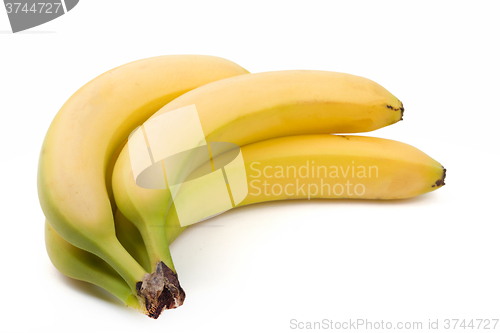 Image of fresh juicy banana isolated on white