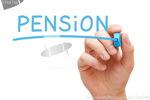 Image of Pension Blue Marker