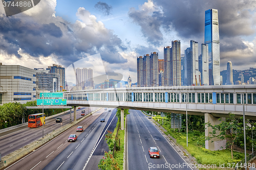Image of Hong Kong Highway Traffic