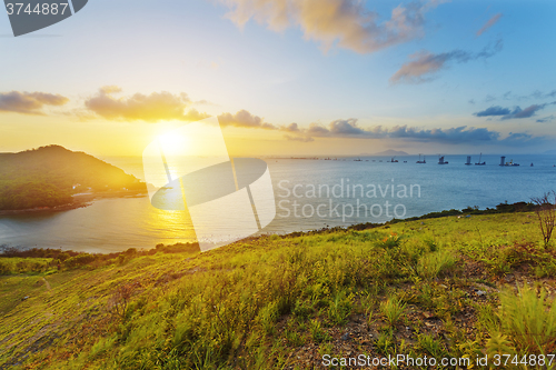 Image of Sunset in Tai O, Hong Kong